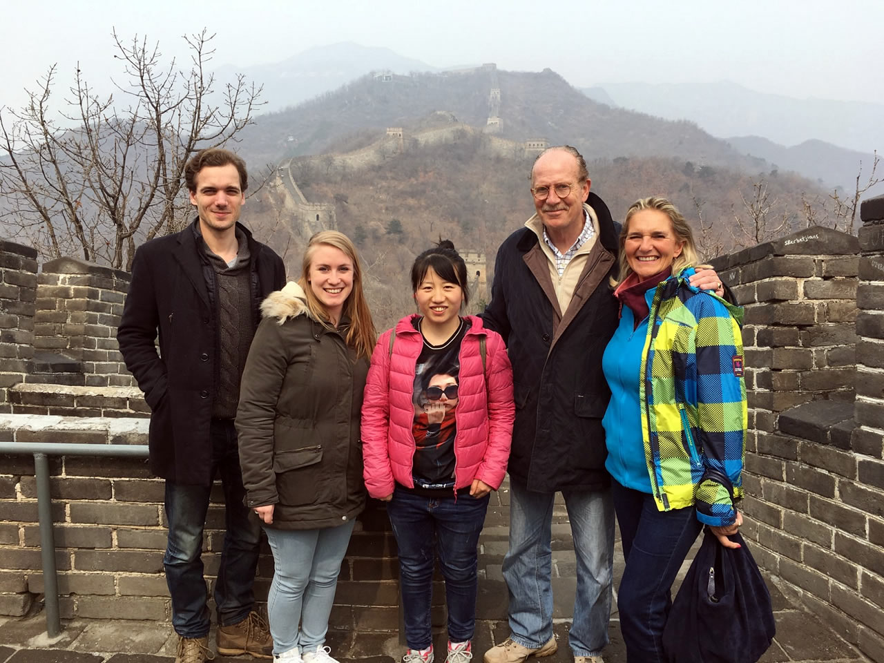 Rita and her tourists at the Mutian