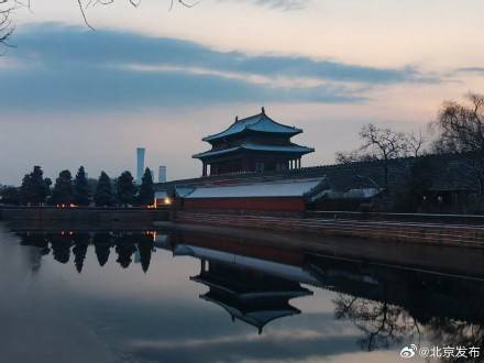 Once snow falls, the Forbidden City